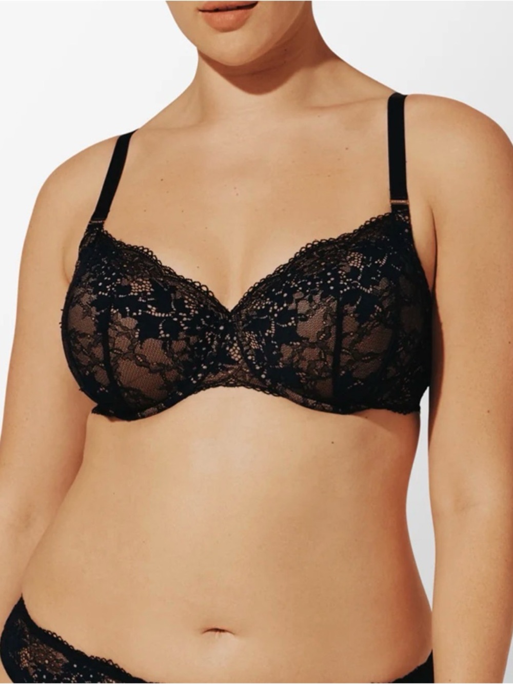 ThirdLove Black Lace Underwire Bra